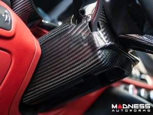 Alfa Romeo Giulia Steering Wheel Trim - Carbon Fiber - Shroud - LHD